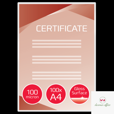 Folie do laminacji GBC Document, A4, 100 mic. , 100 szt. 3740306