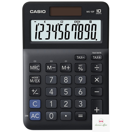 Kalkulator CASIO MS-10F, 10-cyfrowy,  czarny