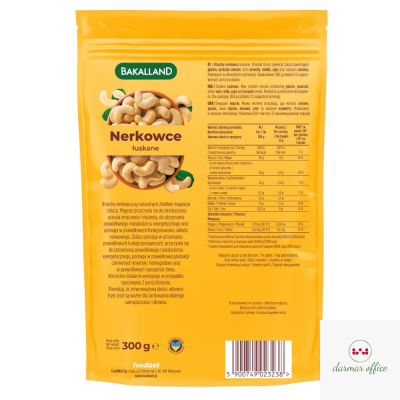 Orzechy nerkowca 300g BAKALLAND