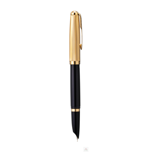 Pióro wieczne (F) - 18K PARKER 51 DELUXE BLACK GT 2123511, giftbox