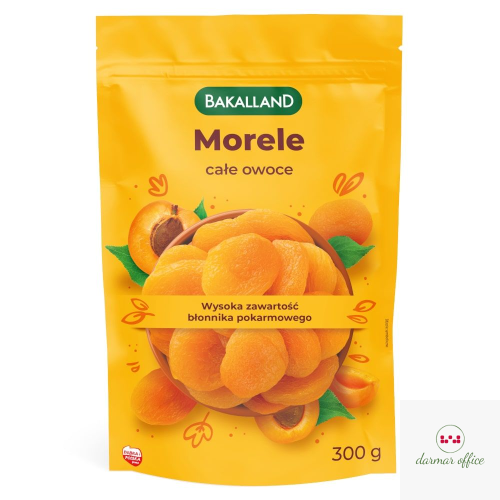 Morele suszone 400g BAKALLAND