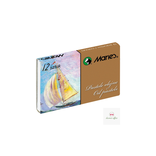Pastele olejne E1220 - 12 kolorów MARIES, 170-1884