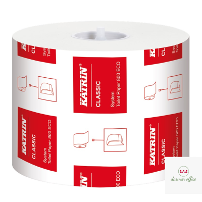 Papier toaletowy, duże rolki KATRIN CLASSIC System Toilet ECO, 103424, opakowanie: 36 rolka