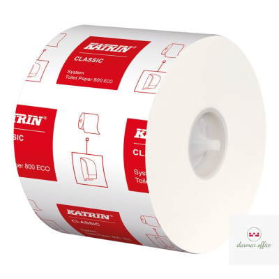 Papier toaletowy, duże rolki KATRIN CLASSIC System Toilet ECO, 103424, opakowanie: 36 rolka