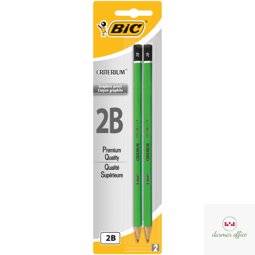 Ołówek bez gumki BIC Criterium 550 2B Blister 2szt, 861126