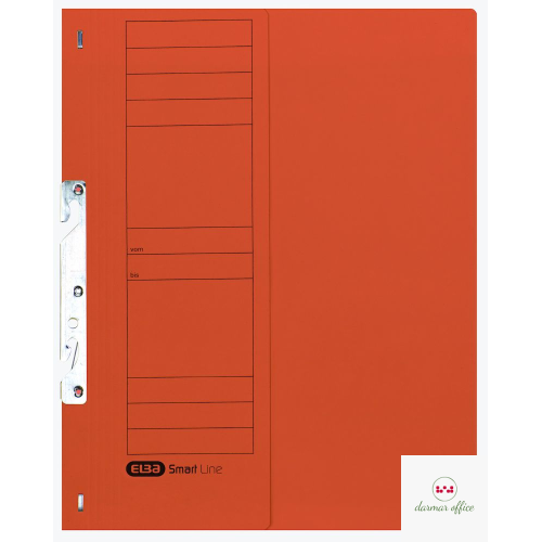 Skoroszyt kartonowy ELBA 1/2 A4, hakowy, pomarańczowy, 100551895