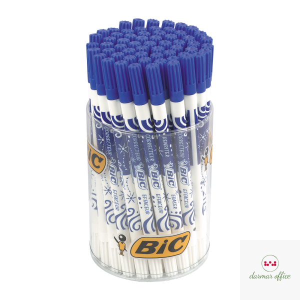 Wymazywacz do piór BIC Ink Eater niebieski Tuba 60szt, 8630491 (X)