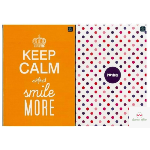 Brulion A5 96k kratka PT mix INTERDRUK