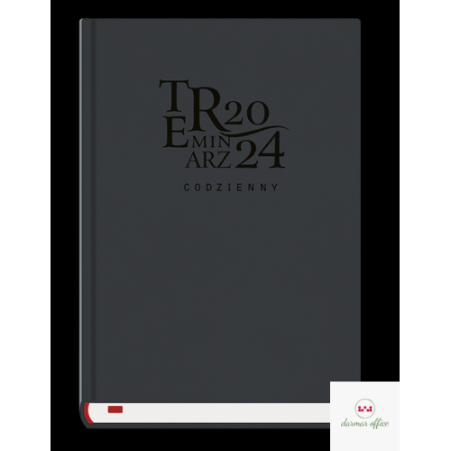 Terminarz Codzienny A5 2024 - czarny Michalczyk i Prokop T-255T-1V