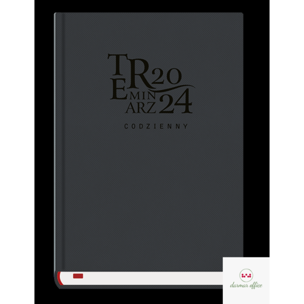 Terminarz Codzienny A5 2024 - czarny Michalczyk i Prokop T-255T-1V