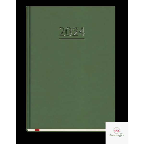 Terminarz Popularny A5 2024 - zielony Michalczyk i Prokop T-209V-Z2