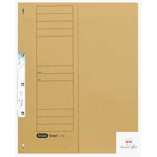 Skoroszyt kartonowy ELBA 1/2 A4, hakowy, beżowy, 100551891