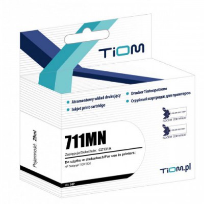 Tusz Tiom do HP 711MN | CZ131A | 29 ml | magenta