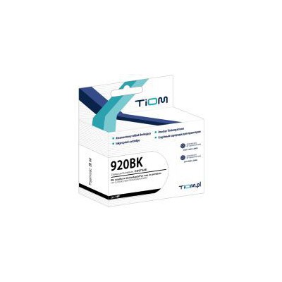 Tusz Tiom do HP 920BK | CD975AE | 20 ml | black