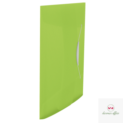 Teczka z gumką ESSELTE VIVIDA 15mm zielona 624041