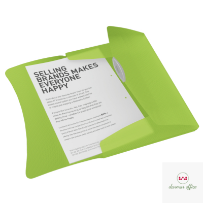 Teczka z gumką ESSELTE VIVIDA 15mm zielona 624041