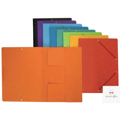 Teczka preszpanowa z gumką A4 BANTEX, jasnoniebieska, 400087825