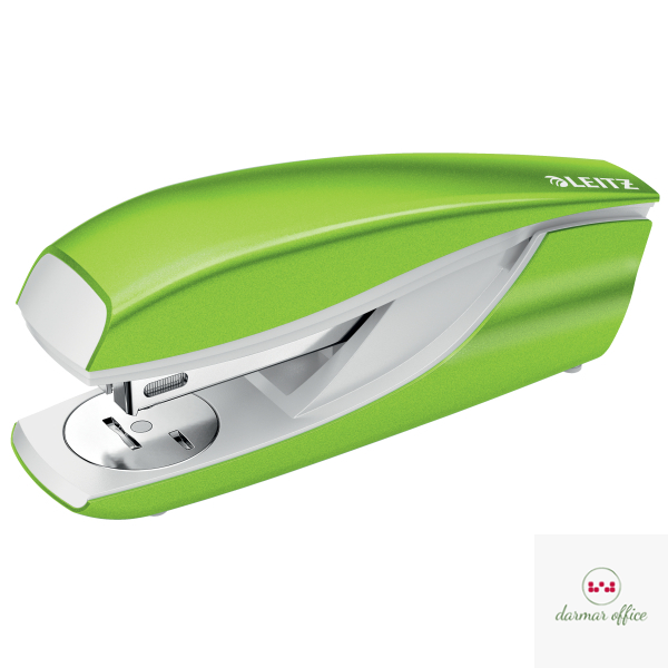 Zszywacz średni metalowy Leitz, zielony, 10 lat gwarancji, 30 kartek 55021054