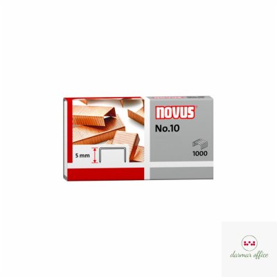 Zszywki miedziowane 10 1000szt NOVUS 040-0207