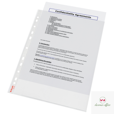 Koszulki krystaliczne A4 Esselte, 55 mic., 100 szt., 56066