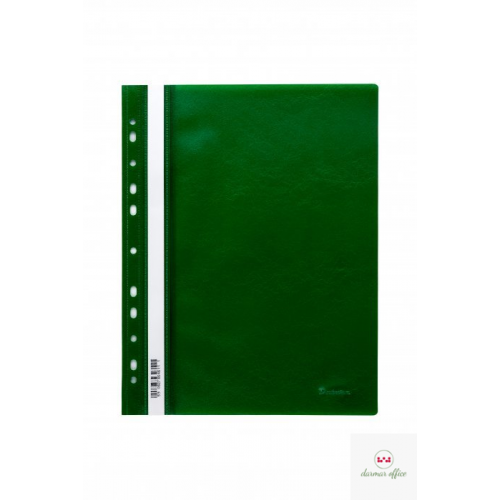 Skoroszyt zawieszany PP DOTTS (20) ciemnozielony polipropylen