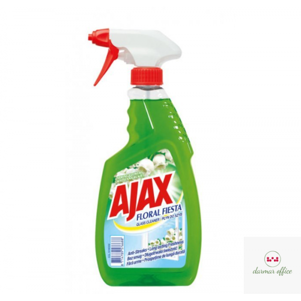 AJAX Płyn do mycia szyb 500ml Floral Fiesta ( zielony )rozpylacz 76688
