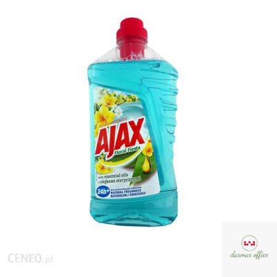 AJAX Płyn do mycia podłóg Floral Fiesta 1l Lagun Flowers (niebieski)