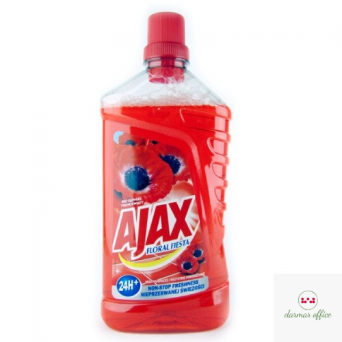 AJAX Płyn do mycia podłóg Floral Fiesta 1l Wild flowers (czerwony)*72984