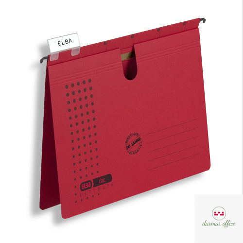 Skoroszyt zawieszany A4 ELBA CHIC ULTIMATE, czerwony, 100552097
