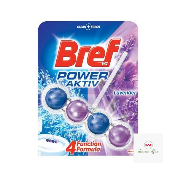 BREF Zawieszka WC POWER ACTIV 50g Lawenda kulki *956048