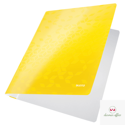 Skoroszyt kartonowy WOW Leitz, żółty 30010016