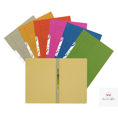 Skoroszyt kartonowy ELBA A4, hakowy, szary, 100551887