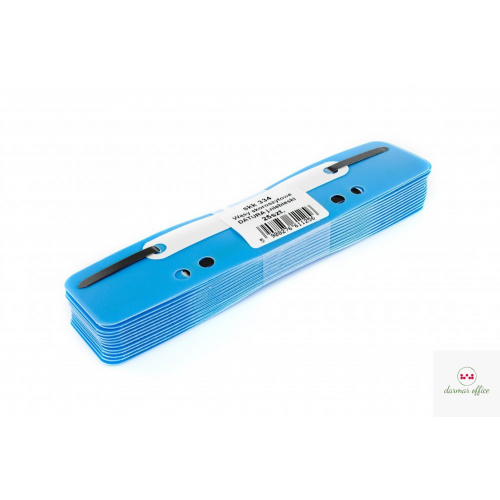 Wąsy skoroszytowe DOTTS jasnoniebieskie polipropylen 25sztuk