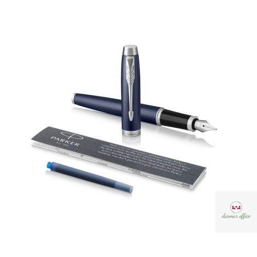 Pióro wieczne (F) PARKER IM MATTE BLUE CT 1931647, giftbox