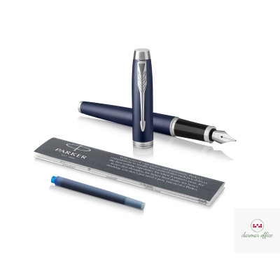 Pióro wieczne (F) PARKER IM MATTE BLUE CT 1931647, giftbox