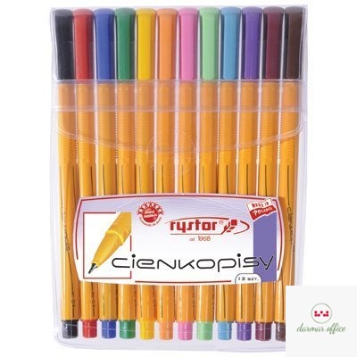 Cienkopis RYSTOR RC-04 etui 12szt 403-120