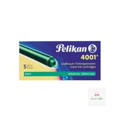 Naboje PELIKAN długie GTP/5 c.zielone 300070