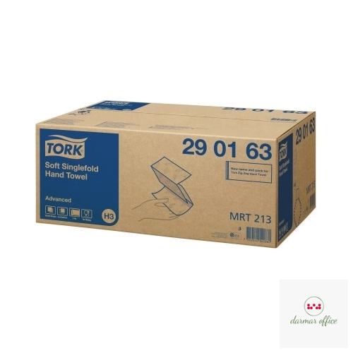 Ręcznik składny ZZ biały 2 warstwy 3750 H3 TORK 290163, 15x250