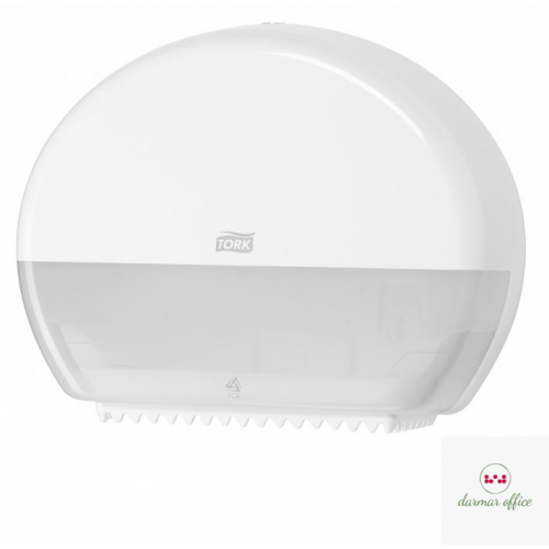 Dozownik TORK do papieru toaletowego JUMBO biały 680000