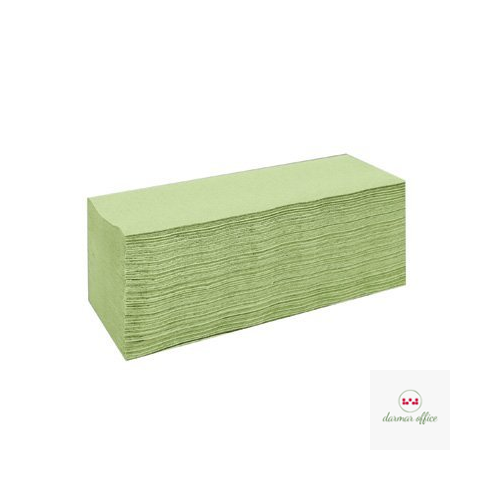 Ręczniki składane ZZ ESTETIC ECONOMIC zielone 4000składek CLIVER 2240