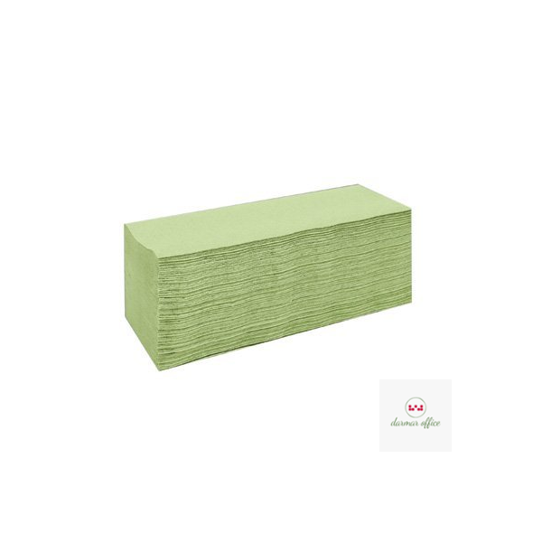 Ręczniki składane ZZ ESTETIC ECONOMIC zielone 4000składek CLIVER 2240