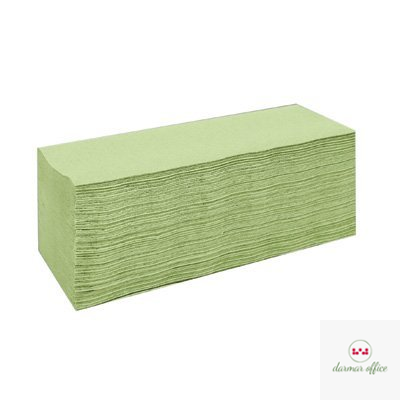 Ręczniki składane ZZ ESTETIC ECONOMIC zielone 4000składek CLIVER 2240
