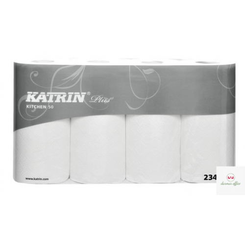 Ręczniki kuchenne KATRIN PLUS Kitchen 50, 4-Pack, 234125, opakowanie: 4 rolki
