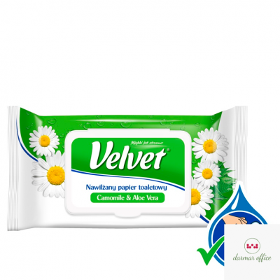 VELVET papier toaletowy nawilżany (42) RUMIANKOWY