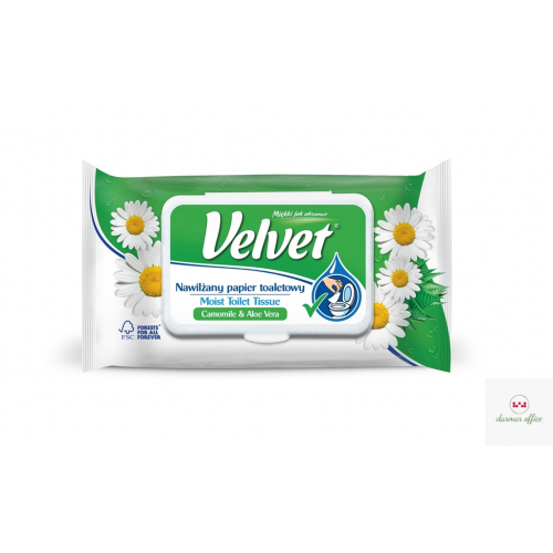 VELVET papier toaletowy nawilżany (42) RUMIANKOWY