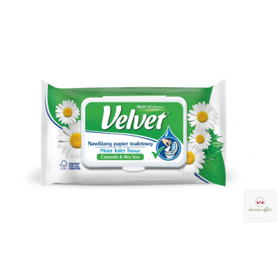 VELVET papier toaletowy nawilżany (42) RUMIANKOWY