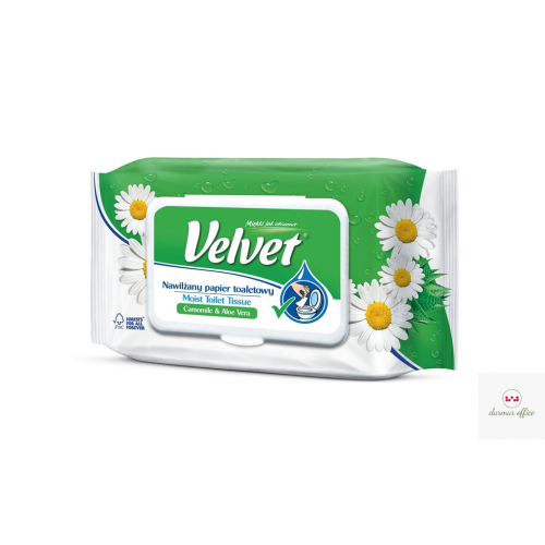 VELVET papier toaletowy nawilżany (42) RUMIANKOWY