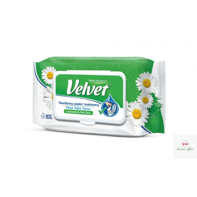 VELVET papier toaletowy nawilżany (42) RUMIANKOWY