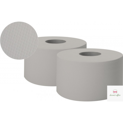 Papier toaletowy JUMBO-ROLL szary ESTETIC 1-warstwowy 120m PJS1120
