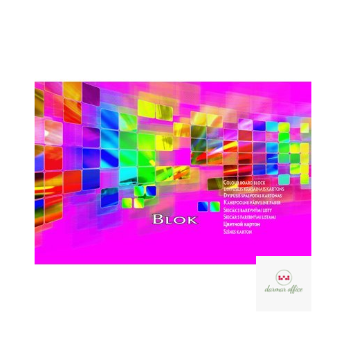 Blok techniczny kolorowy A4 15k PREMIUM KRESKA